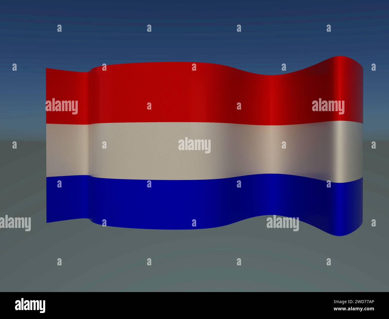 Drapeau des pays-Bas Banque D'Images