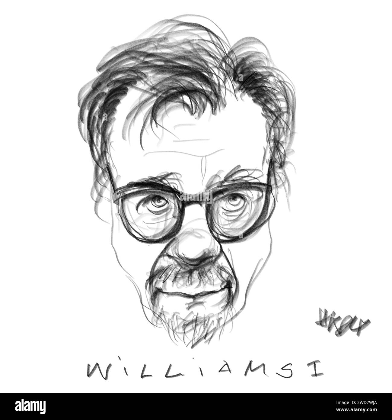 Portrait de l'auteur John Williams Banque D'Images