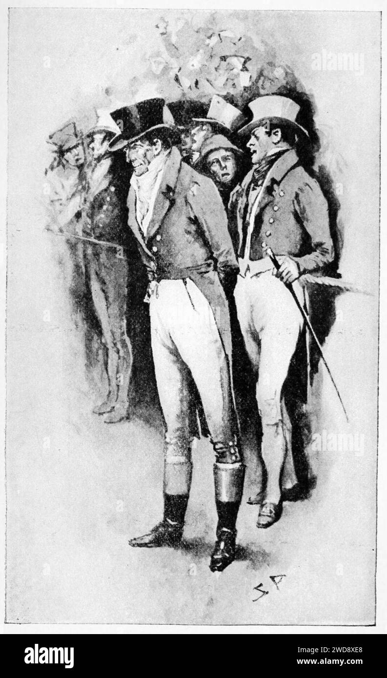 302 Hume souriait et hochait la tête - Rodney Stone. Banque D'Images