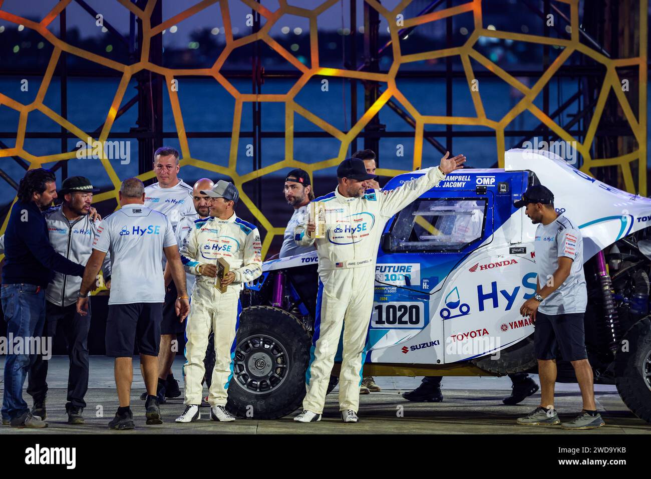 1020 HYSE, HYSE-X1, Dakar future Mission 1000, lors du Podium final du Dakar 2024 le 19 janvier 2024 à Yanbu, Arabie Saoudite crédit : Independent photo Agency/Alamy Live News Banque D'Images