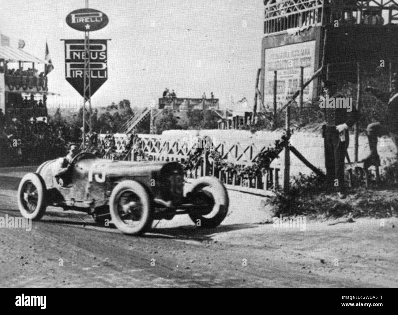 1926-04-25 Targa Florio no 19 Itala Materassi. Banque D'Images