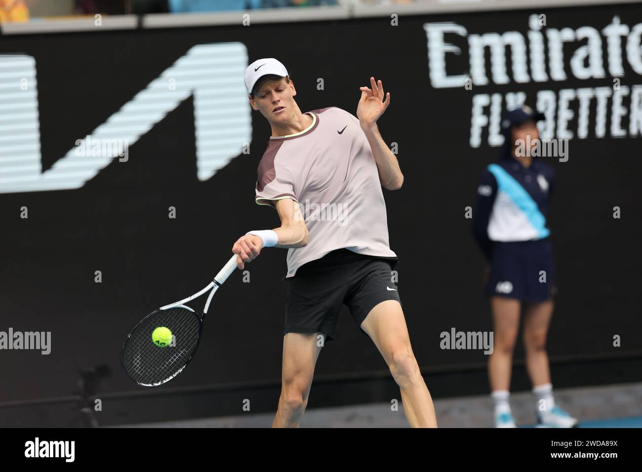 19 janvier 2024 Melbourne, Victoria, Australie. Tournoi de tennis