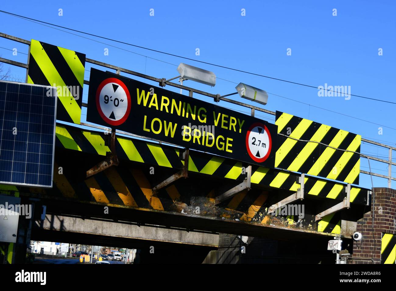 Pont ferroviaire d'Ely Banque D'Images