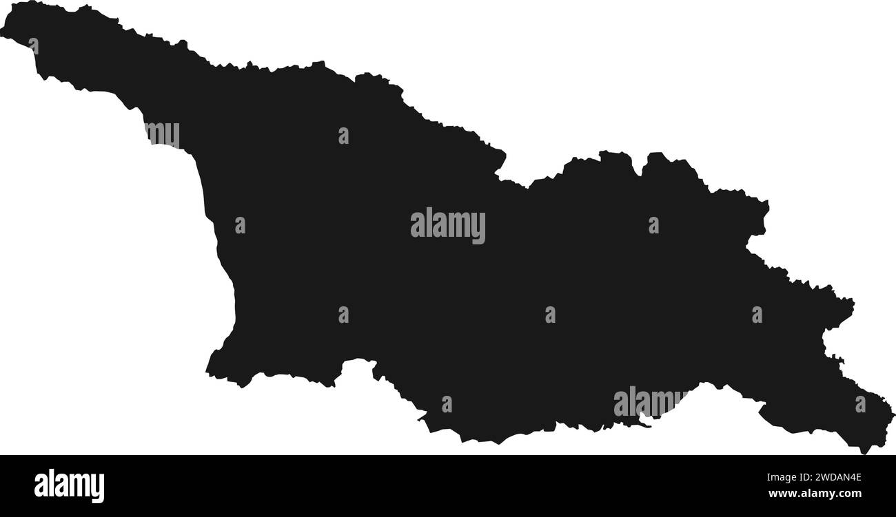 conception d'illustration vectorielle d'icône de carte de géorgie Illustration de Vecteur