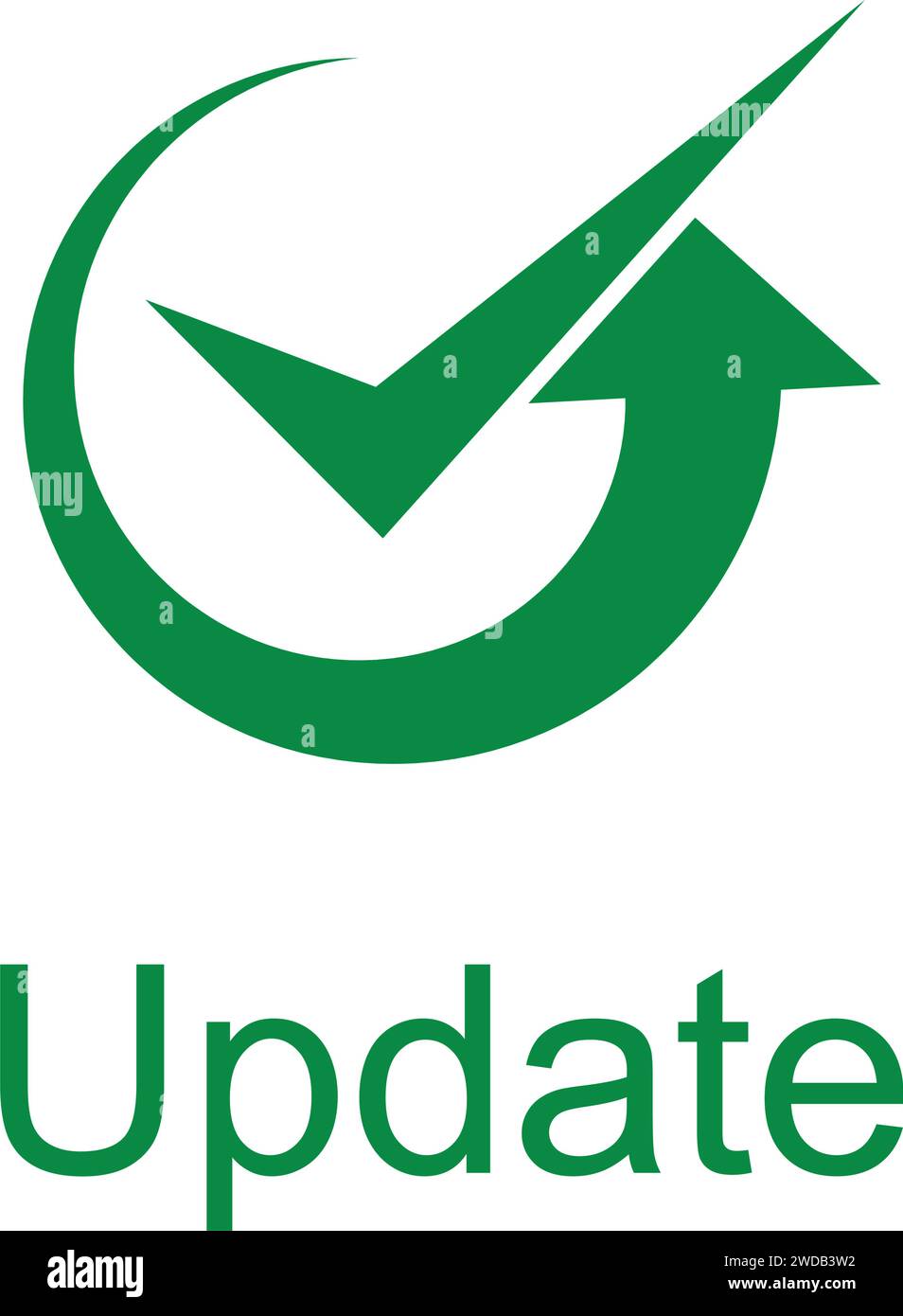 mettre à jour la conception de l'illustration vectorielle d'icône Illustration de Vecteur