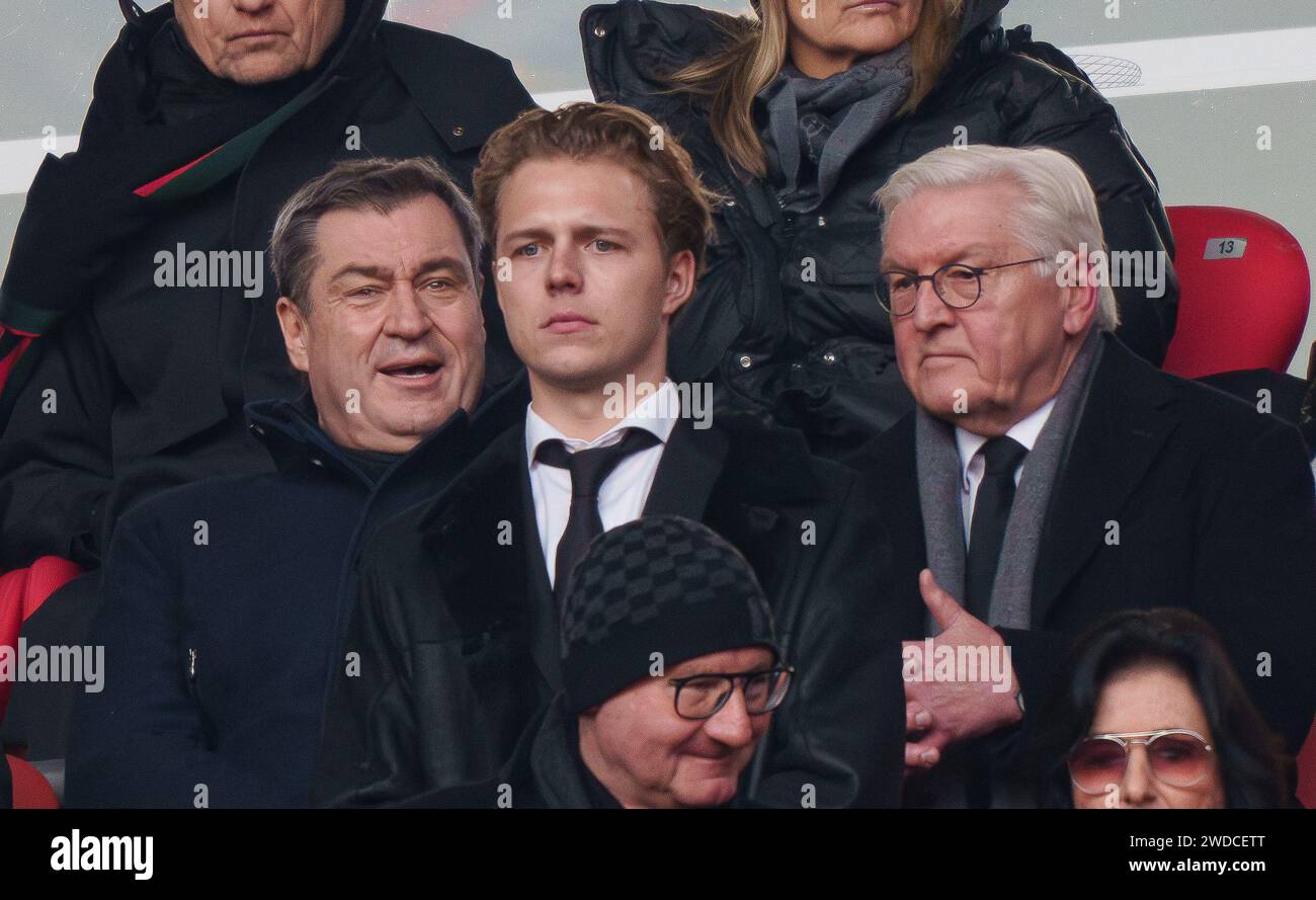Joel Beckenbauer devant Markus Soeder, Söder, bayerischer ...