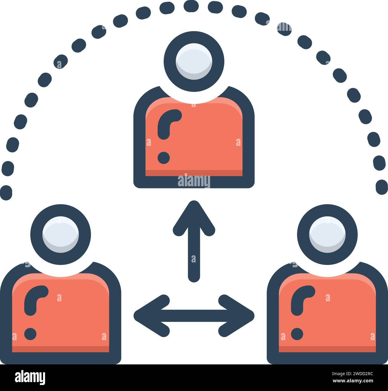 Icône pour thirdparty, les gens Illustration de Vecteur