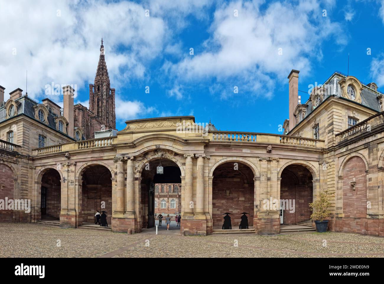 Cathédrale de Strasbourg ou Cathédrale notre-Dame de Strasbourg. France. Banque D'Images