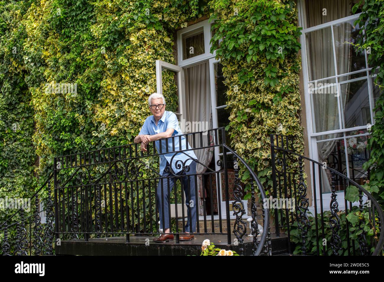 Ken Follett maison de campagne The Old Rectory, à Knebworth près de Stevenage, Hertfordshire.© Horst A. Friedrichs Banque D'Images