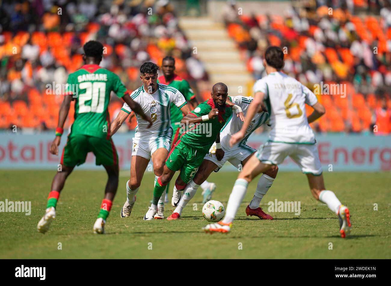 1 20, 2024. Images EN DIRECT du match de la coupe d'Afrique des Nations