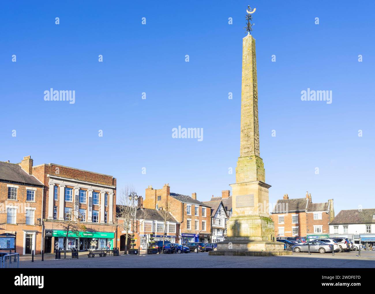 Ripon Obelisk à Ripon Market place Ripon North Yorkshire Angleterre GB Europe Banque D'Images
