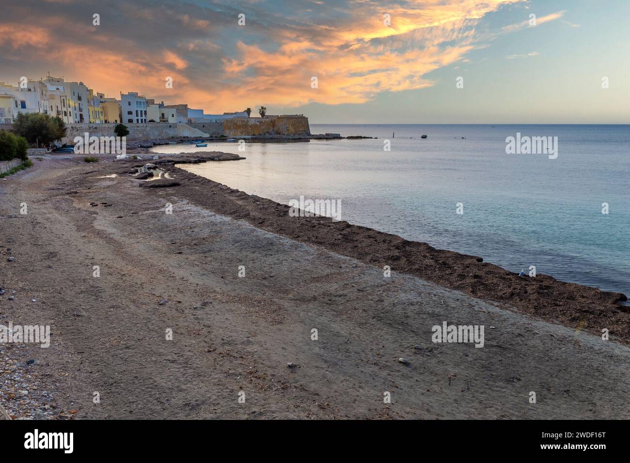 Photo panoramique de la splendide côte sicilienne Banque D'Images