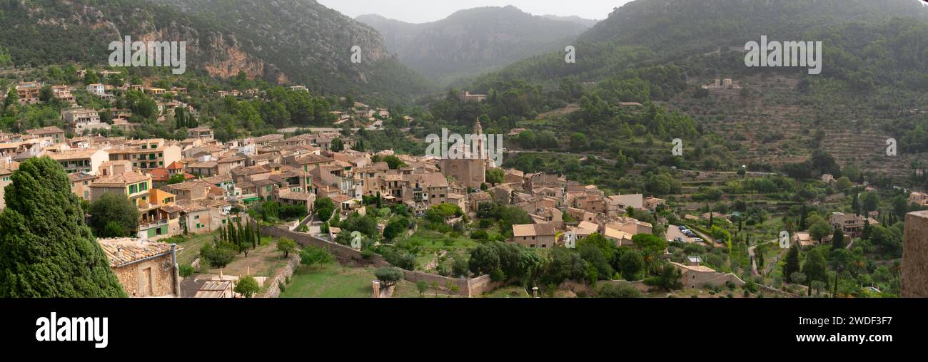 Belle coutnryside du vieux village Valldemossa, Majorque Banque D'Images