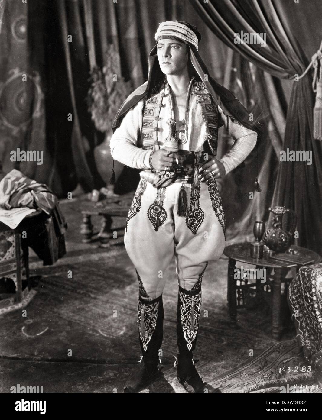Rudolph Valentino dans 'le fils du Sheik' (United Artists 1926) Banque D'Images