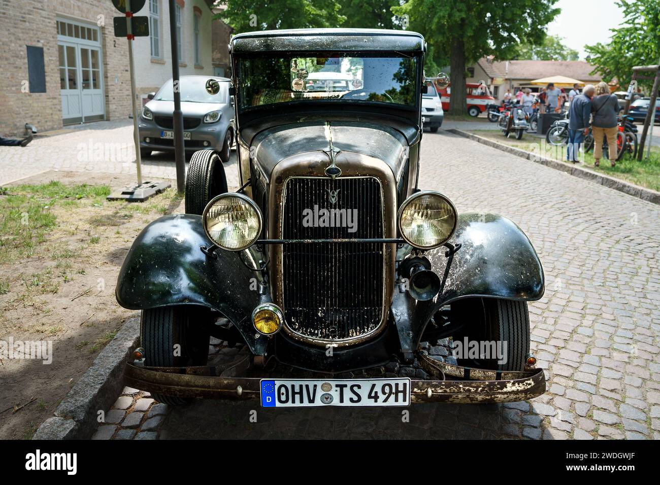 WERDER (HAVEL), ALLEMAGNE - 20 MAI 2023 : la voiture rétro Ford modèle BB pick-up. Oldtimer - Festival Werder Classics 2023 Banque D'Images