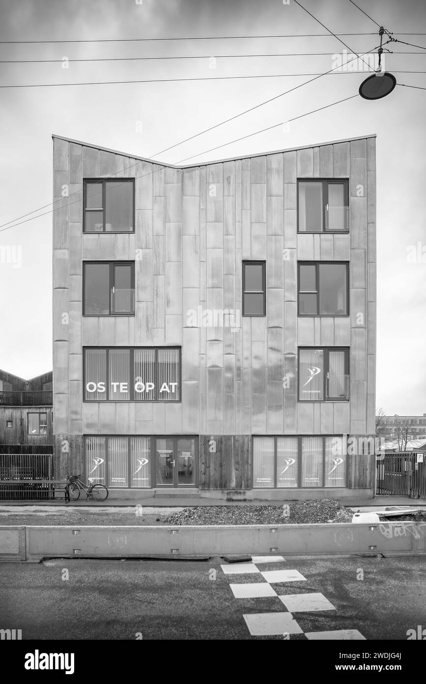Copenhague, Danemark - Strandlodsvej développement immobilier et commercial par PLH Architekter Banque D'Images