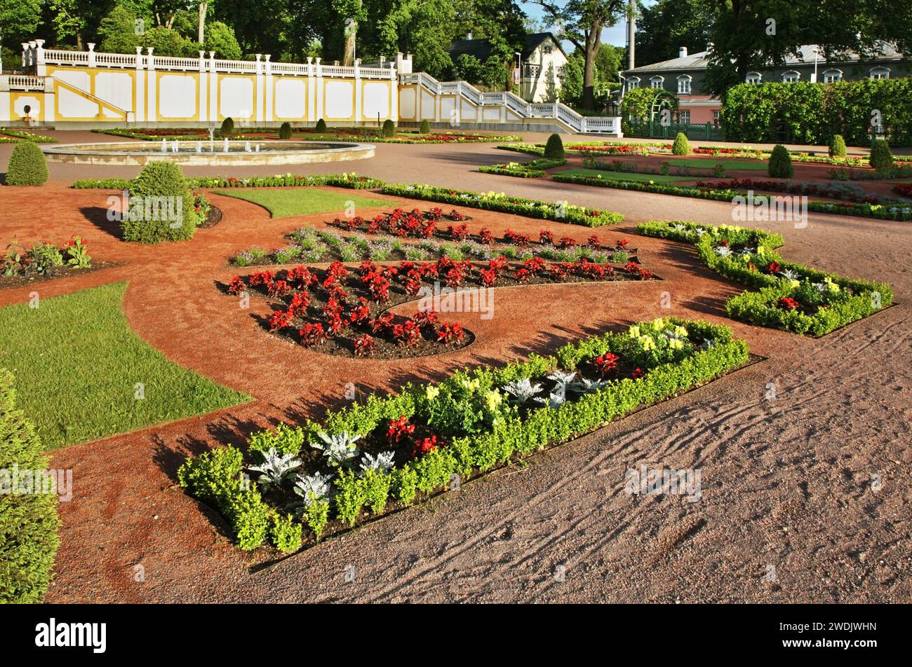 Parc du palais Kadriorg à Tallinn. Estonie Banque D'Images