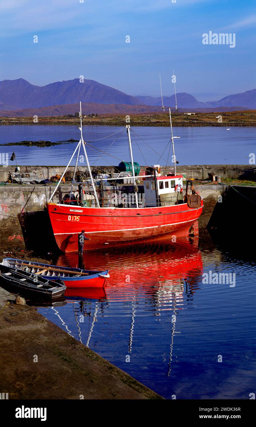 Roundstone Harbour, Galway Banque D'Images