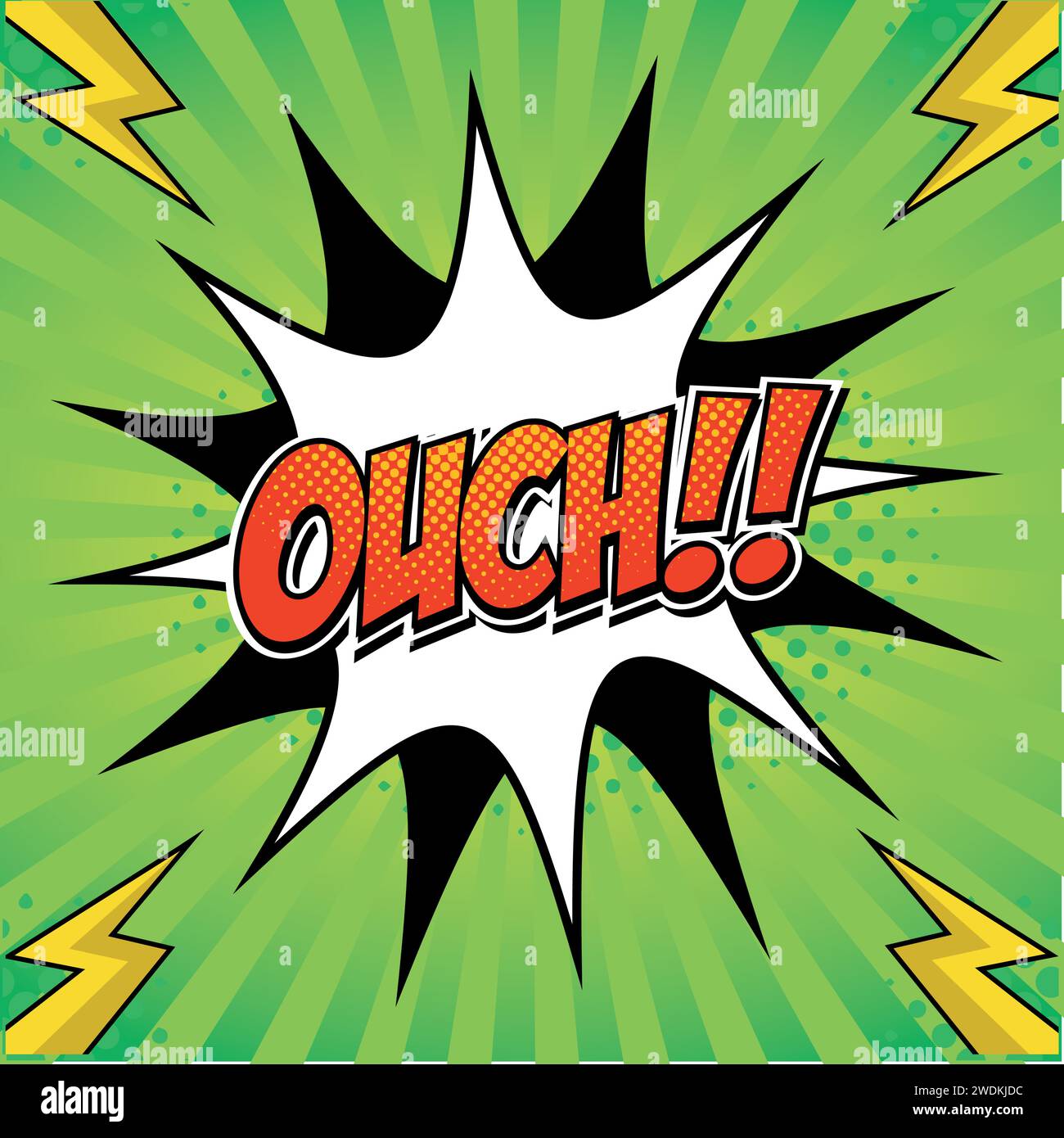 image vectorielle de style pop art de texte bulle Illustration de Vecteur