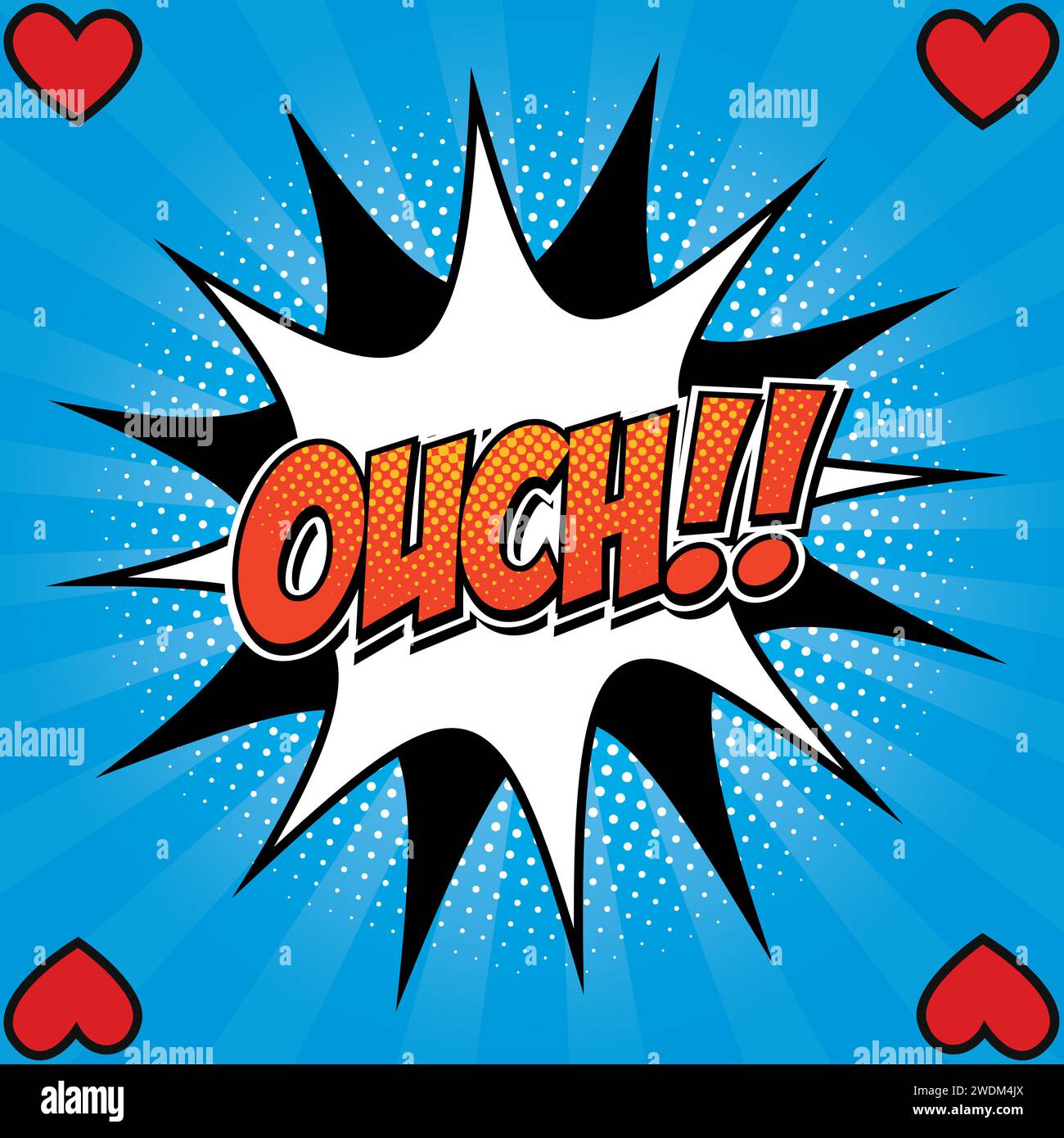 image vectorielle de style pop art de texte bulle Illustration de Vecteur