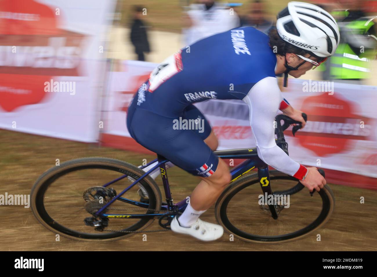 Coupe du monde cyclo cross uci 2024 Banque de photographies et d’images