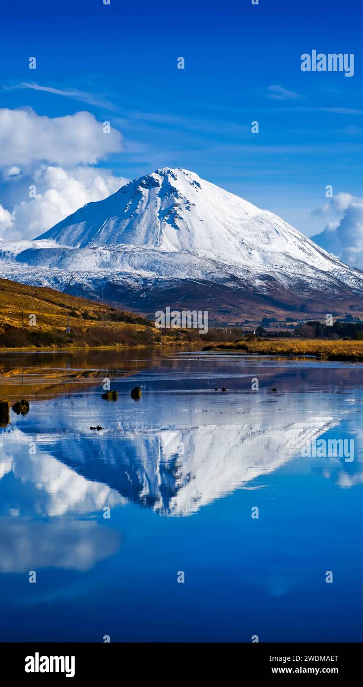 Errigal Mountain, Co. Donegal Banque D'Images