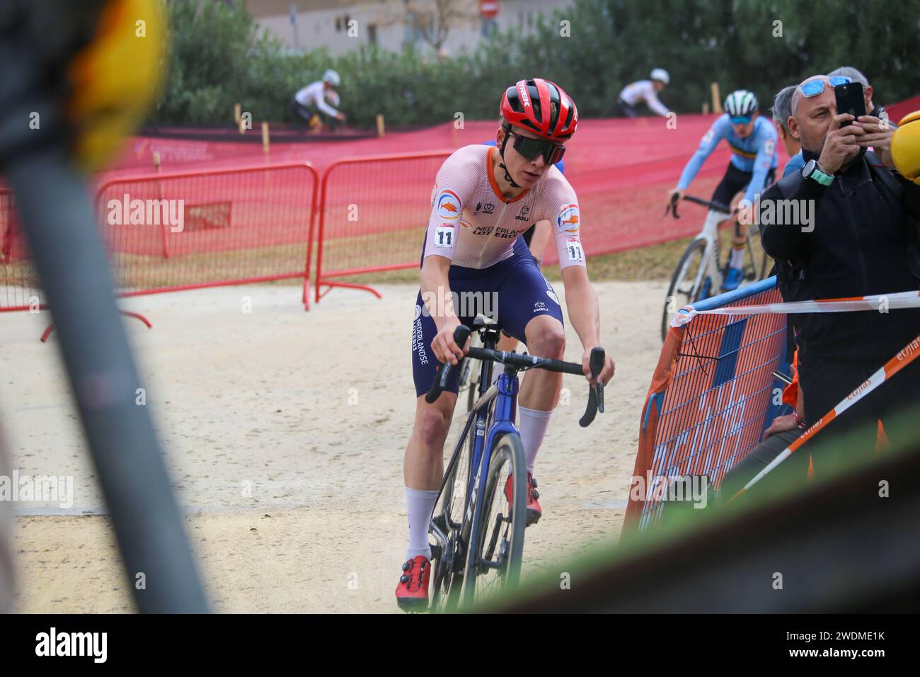 Benidorm, Espagne, le 21 janvier 2025 le cycliste David Haverdings