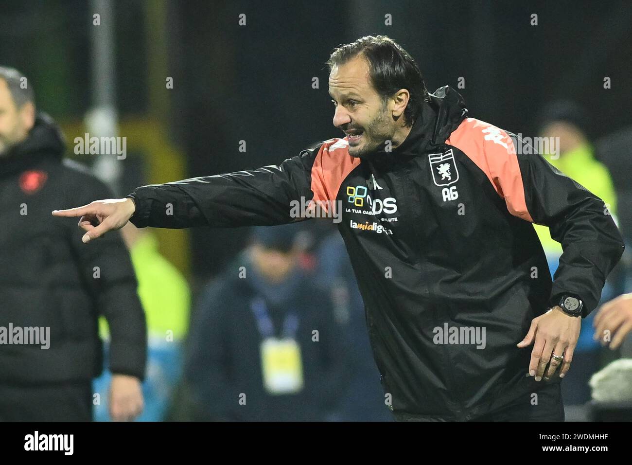 Salerne,Italie,21,janvier,2024 lors de la Serie A Macth entre US Salernitana 1919 vs Gênes CFC Credit:Agostino Gemito/ Alamy Live News Banque D'Images