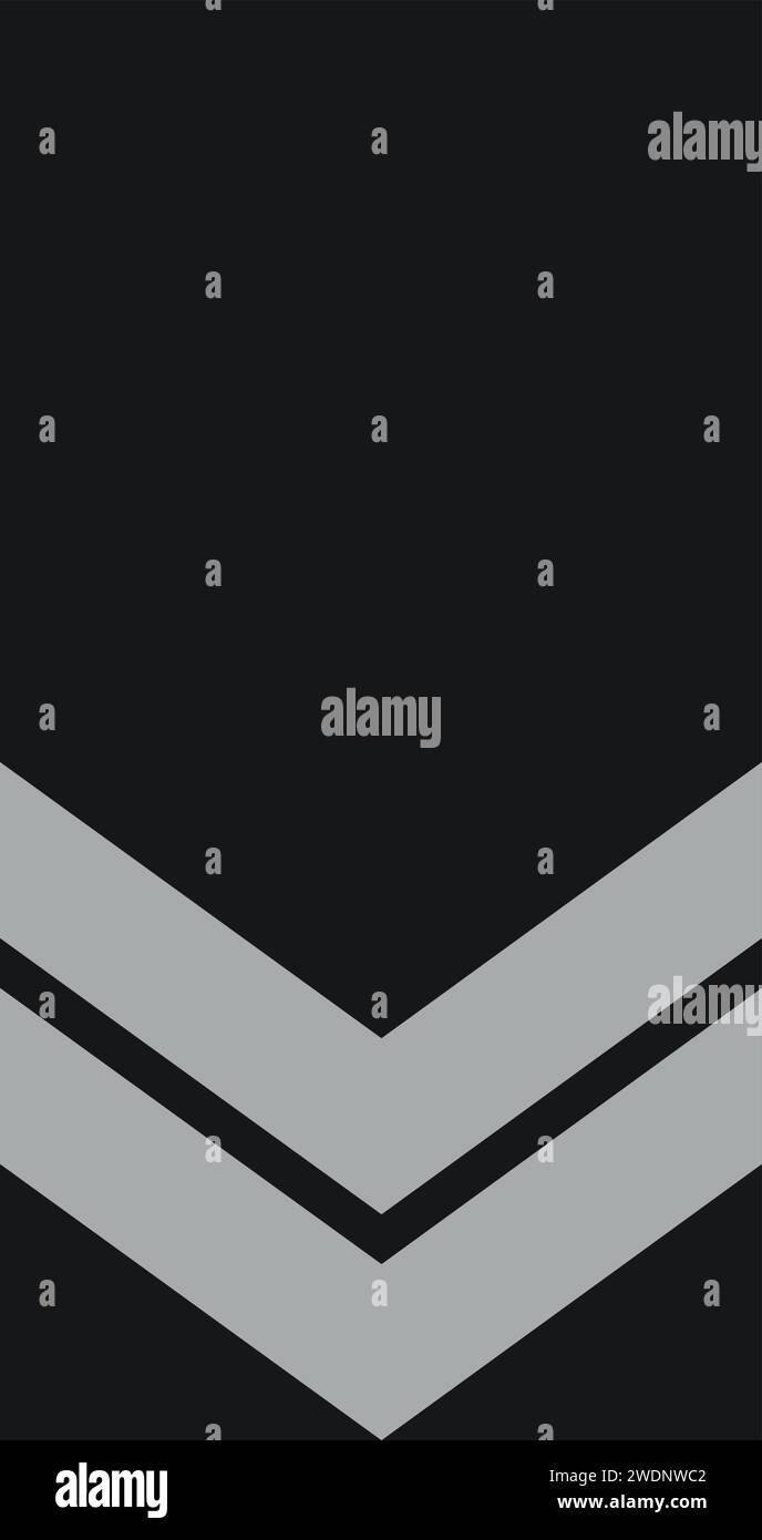 Insigne de l'officier militaire islandais KORPORÁLL-CAPORAL Illustration de Vecteur