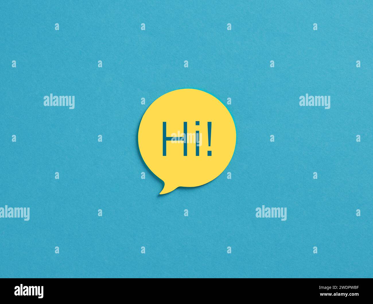Hello icon greet hi symbol Banque de photographies et d’images à haute ...
