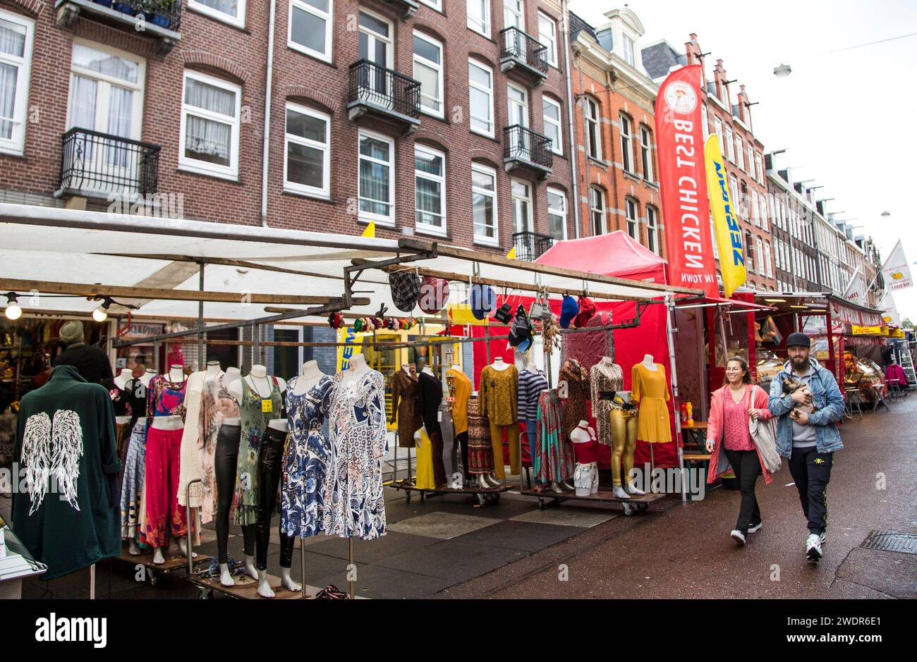 Amsterdam : marché Albert Cuyp Banque D'Images