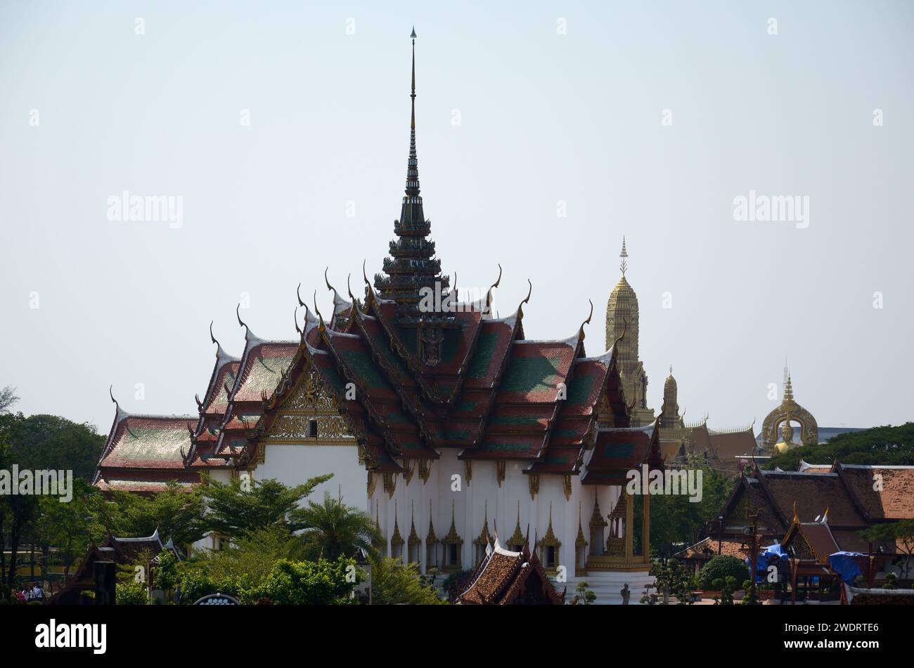 Ancienne ville, Samut Prakan, Bangkok, Thaïlande, Asie Banque D'Images