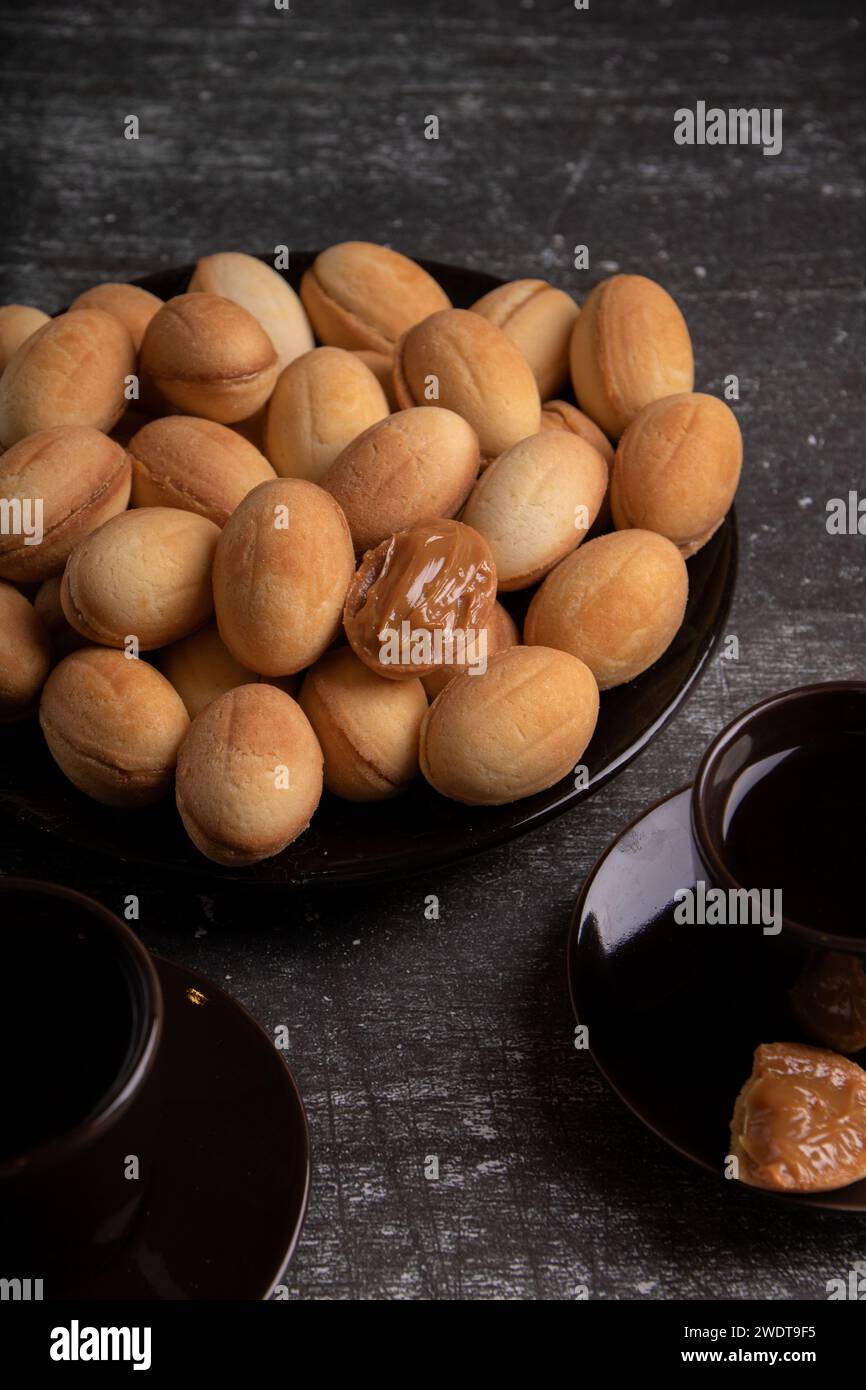 noix, nourriture, doux, nourriture, cookie, beaucoup, culinaire, dessert, tas, nutrition, délicieux, photo, fond, sucre, lait, pâtisserie, maison, snack, s Banque D'Images