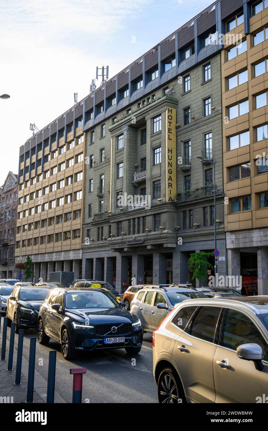 Hotel Hungaria Rakoczi Street, Budapest, Hongrie Banque D'Images