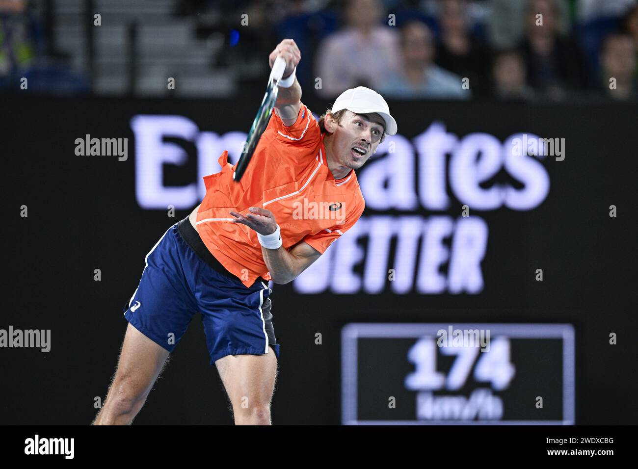 2021 Topps Chrome Gold Wave Refractor /50 Alex de Minaur #16 Rookie RC