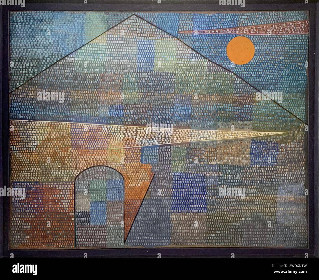 Ad Parnassum (à l'origine, gefasster Holzrahmen), Paul Klee (1932). Banque D'Images