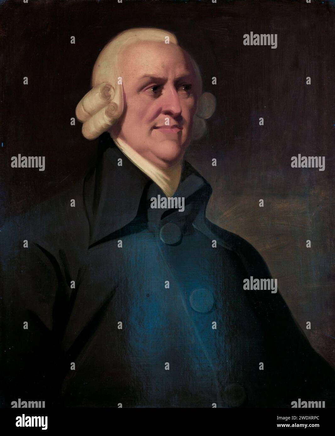Adam Smith Le Muir portrait. Banque D'Images