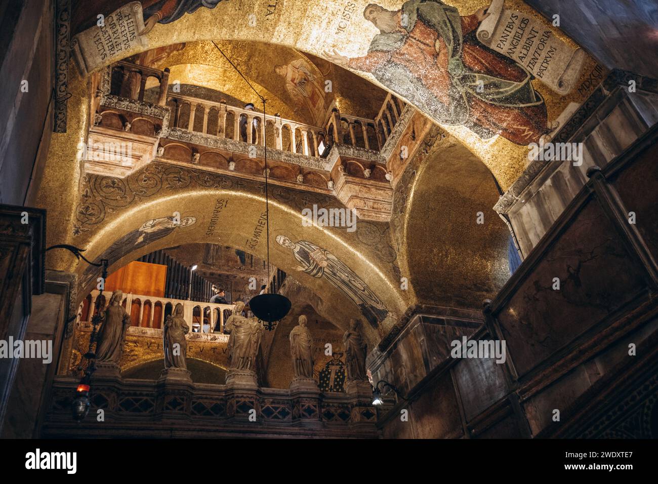Dôme mosaïque de l'église Venise St. Cathédrale de Mark Banque D'Images