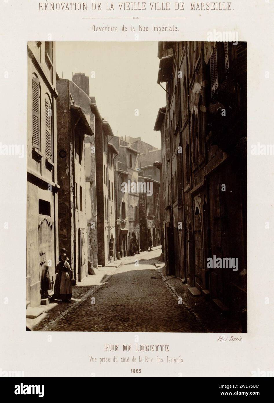 Adolphe Terris - rue de Lorette 30. Banque D'Images