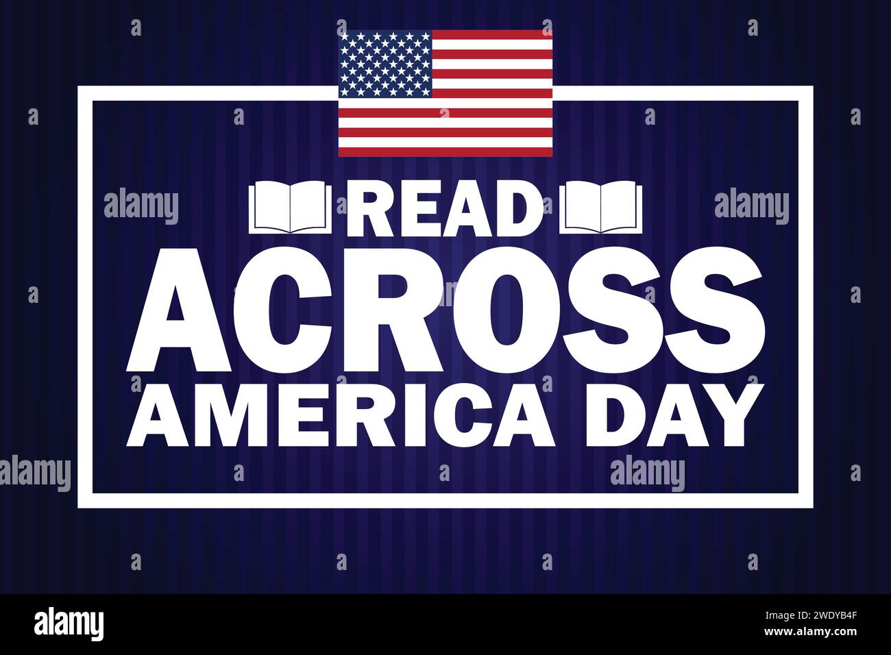 Lisez Across America Day. Illustration vectorielle. Elément de conception pour carte de voeux, bannière et affiche. Illustration de Vecteur