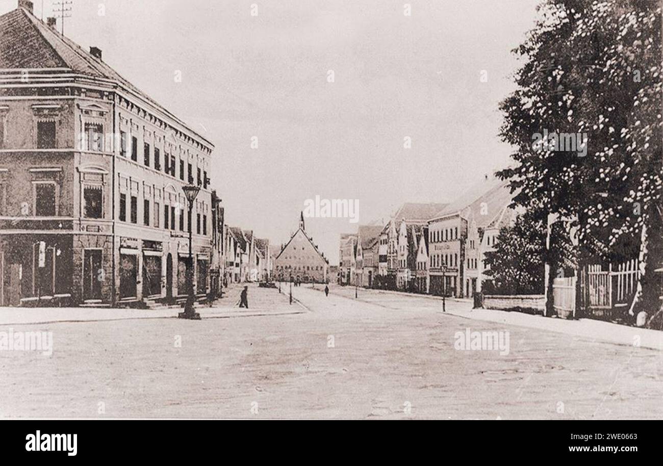 AK - Neumarkt - Oberer Markt - von Süden - UM 1900. Banque D'Images