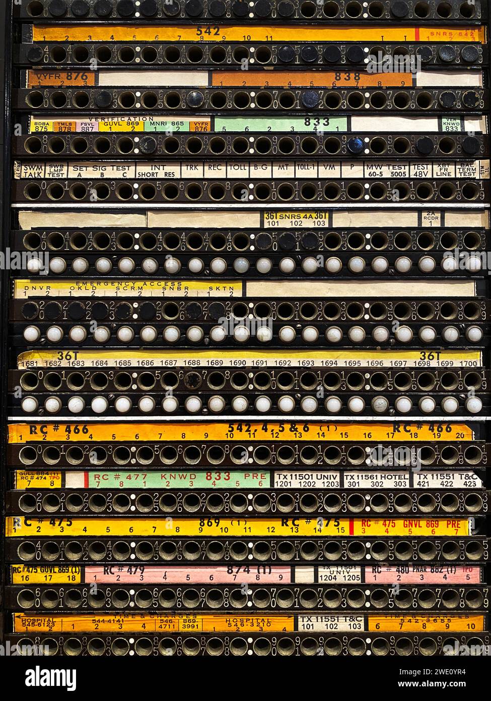 Standard téléphonique Vintage Banque D'Images