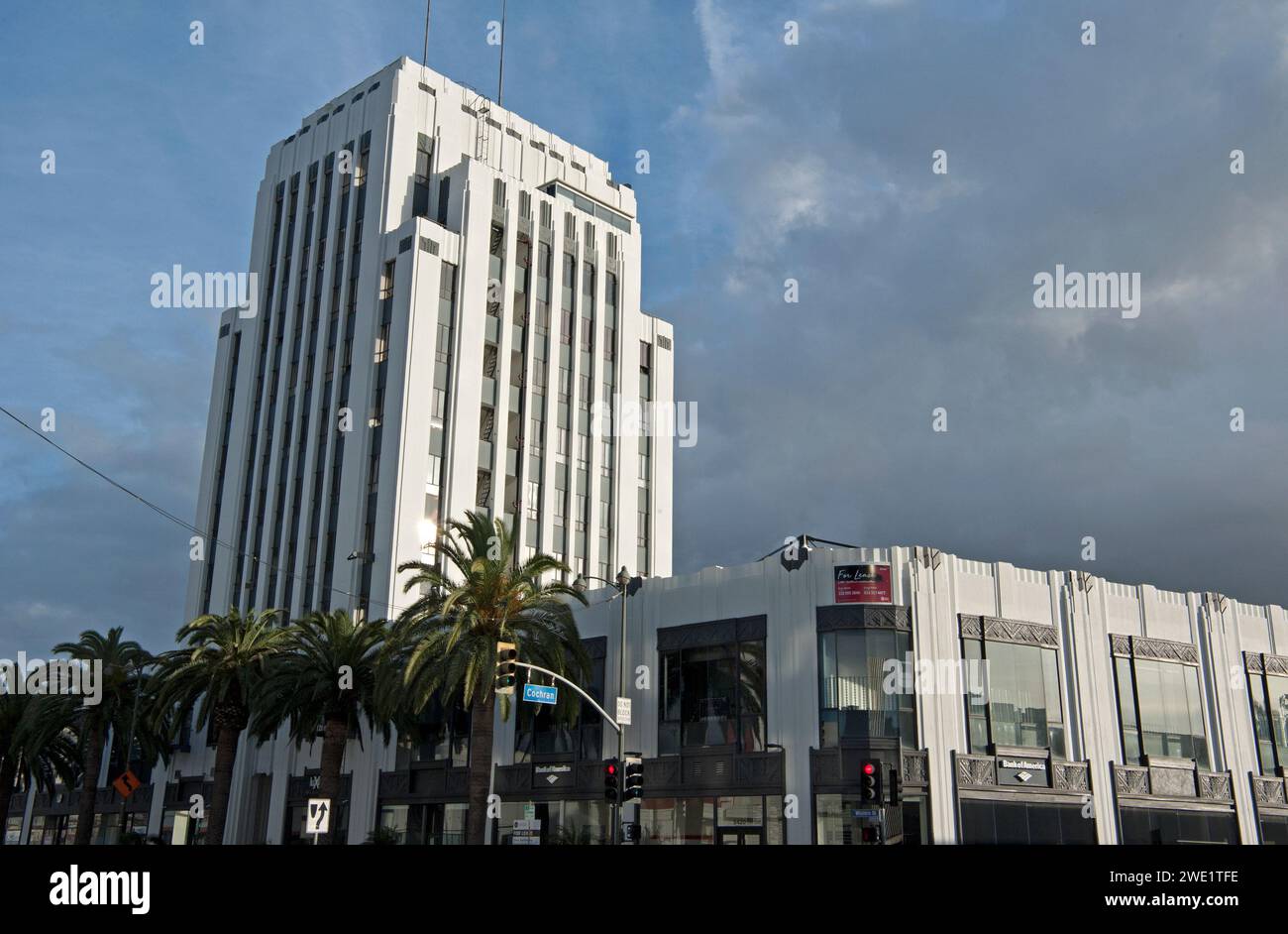 Bâtiment, architecture, Art Déco, Wilshire, Boulevard, Los Angeles, Californie, États-Unis Banque D'Images