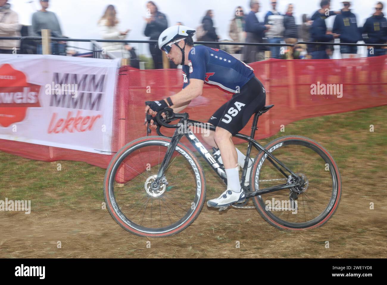 Cyclisme coupe du monde cyclo cross uci 2024 Banque de photographies et