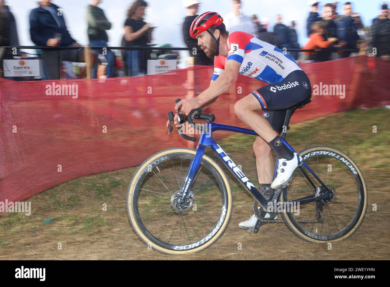Benidorm, Espagne. 21 janvier 2024. Cycliste Baloise Trek Lions, Joris