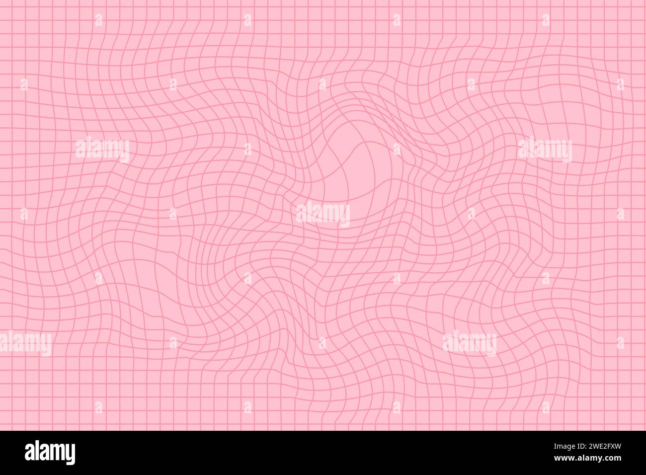 Motif en damier psychédélique rétro rose. Illustration de Vecteur