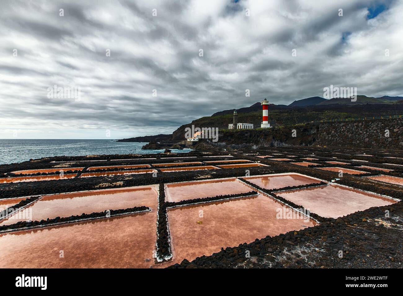 Salinas de Fuencaliente (la Palma, Canaries, Espagne) Banque D'Images