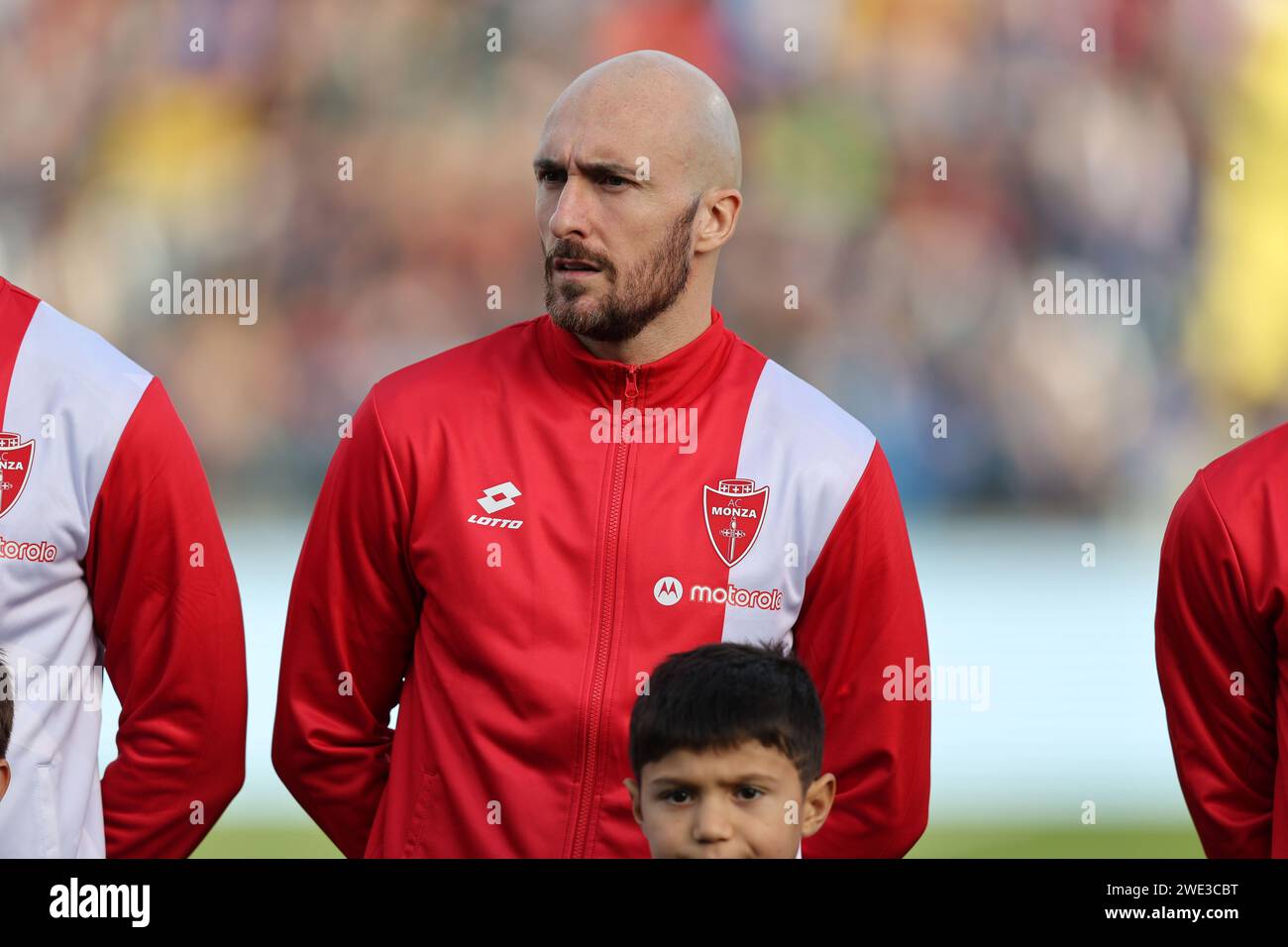 Luca Caldirola (Monza) lors du match italien 'Serie A' entre Empoli 3-0 Monza au Stade Carlo Castellani le 21 janvier 2024 à Empoli, Italie. Crédit : Maurizio Borsari/AFLO/Alamy Live News Banque D'Images