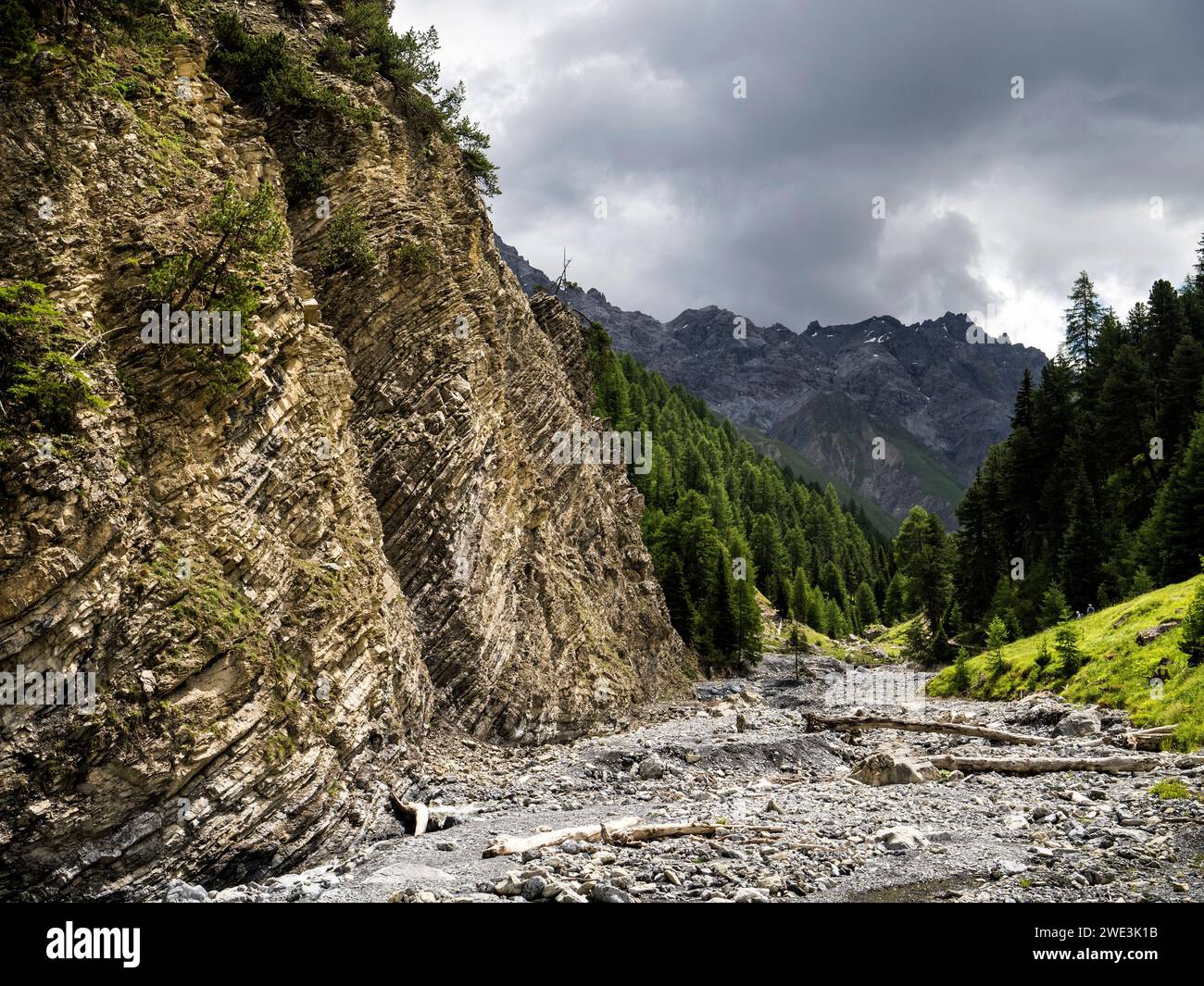 Im Val Trupchun Gemeinde S-chanf am 05.07.2023. Banque D'Images