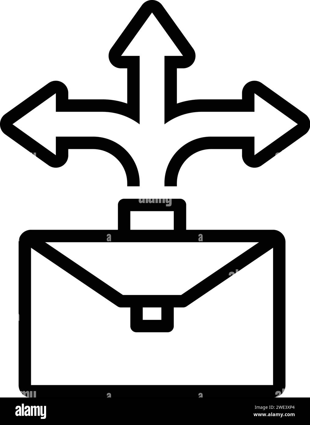 Icône pour opportunité d'affaires, réussite Illustration de Vecteur